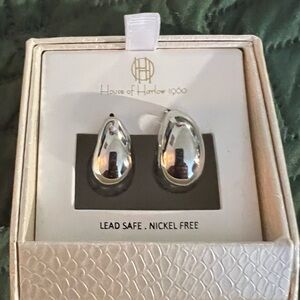 House of Harlow 1960 Anthropology Silver Earrings